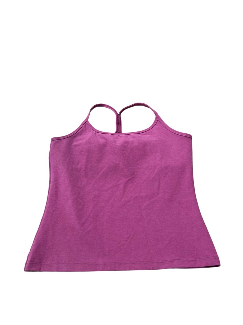 Beyond Yoga Spacedye Slim Racerback Cropped Tank Top Sz M in Pink Heather - Picture 2 of 11